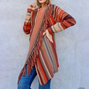 Cardigan blanket wrap